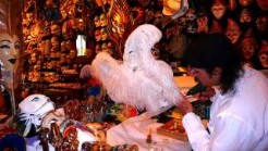 Carneval mask-making, Ca' del Sol, Venice, photography by jane gifford