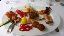 Fish from lake garda, Ristorante 'Alla Terrazza', Torbole, photography by jane gifford